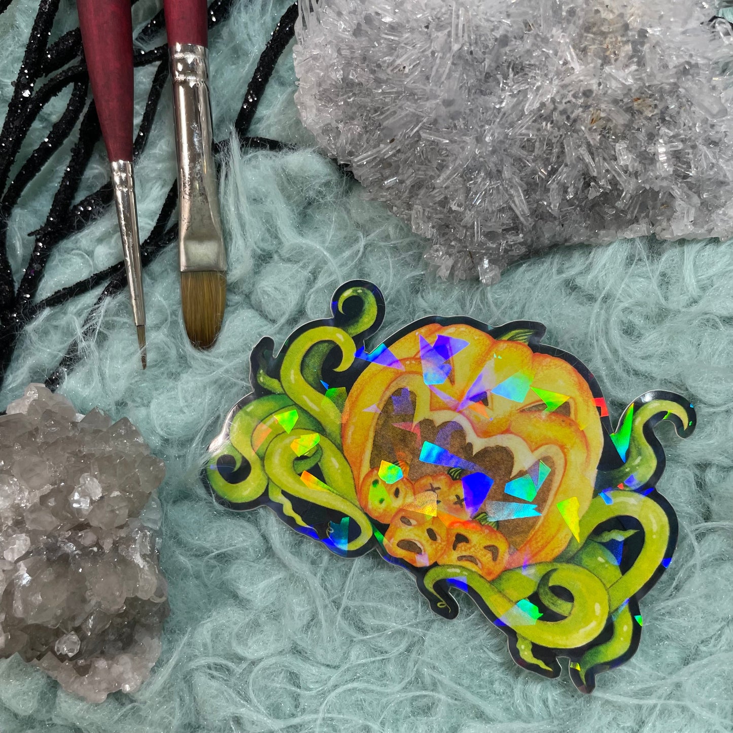 Hungry Pumpkin Sticker