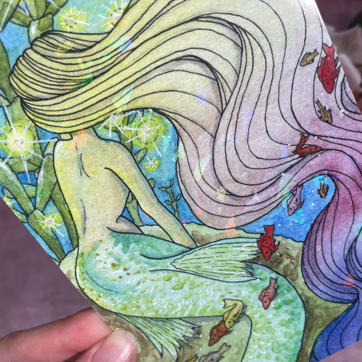 Drifting Lights Print