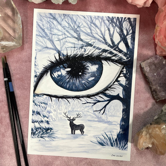 Winter Eye Print