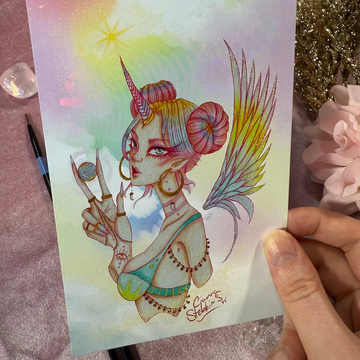 Galactic Sweet-tooth Print