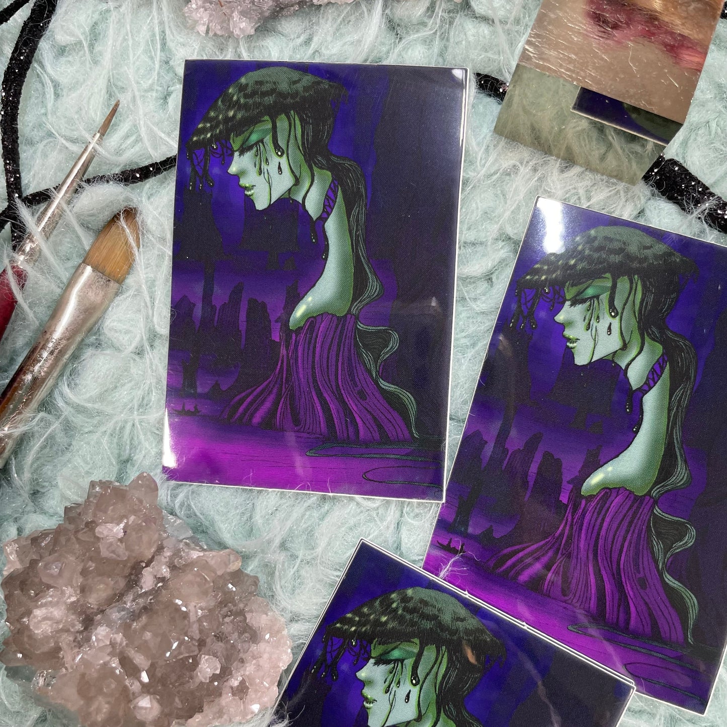 Inky Cap Forest Sticker