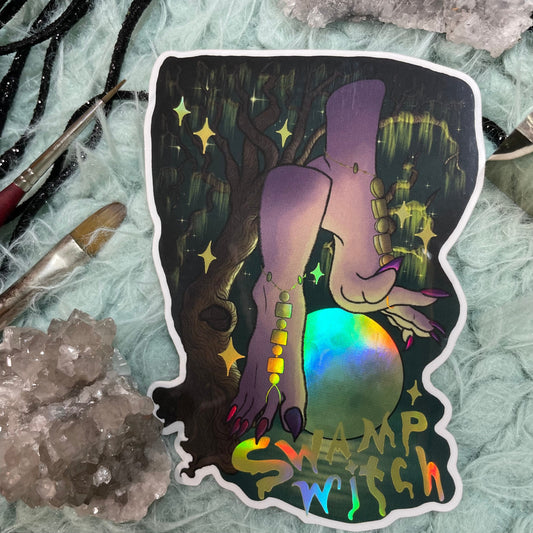 Swamp Witch Toes Sticker