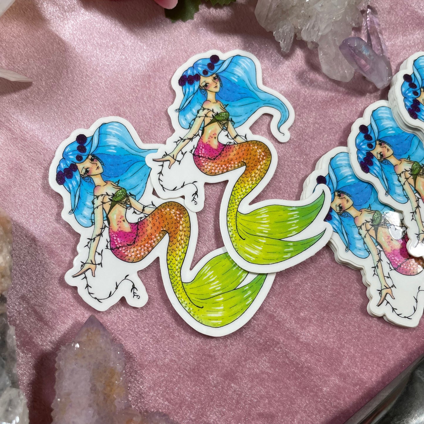 Tropical Mermaid Sticker