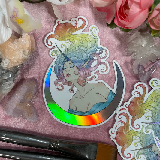 Unicorn Woman Sticker