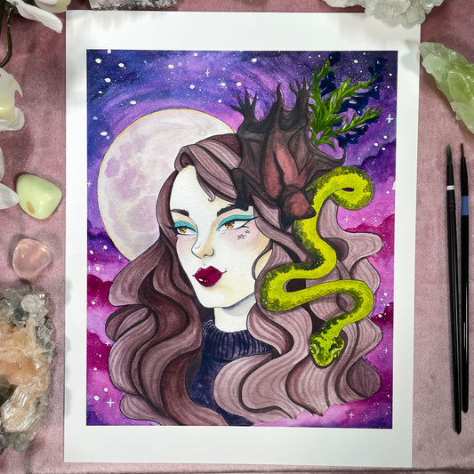 Moon Witch Print